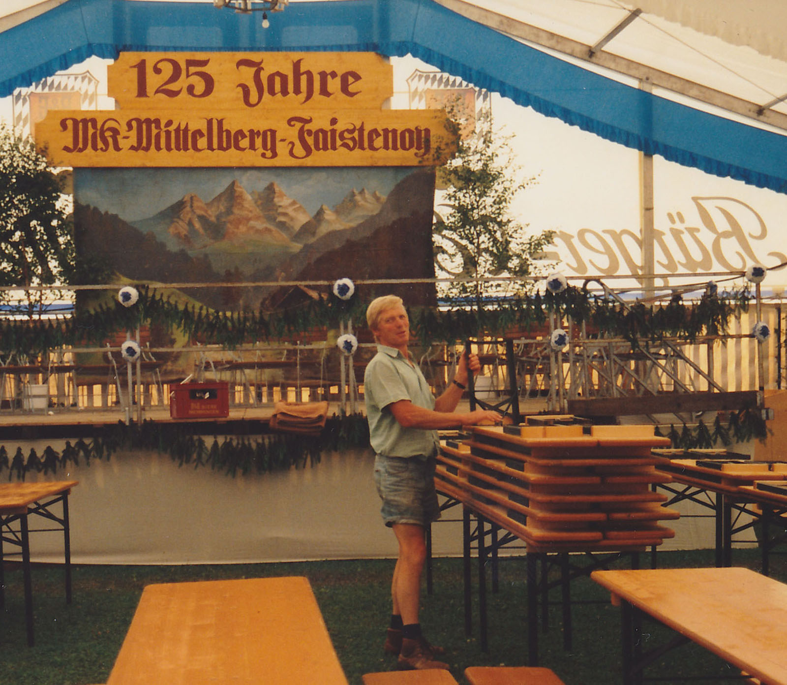 Aus der Chronik der Musikkapelle Mittelberg-Faistenoy - 1994 Musikfest zum 125-jährigen Jubiläum