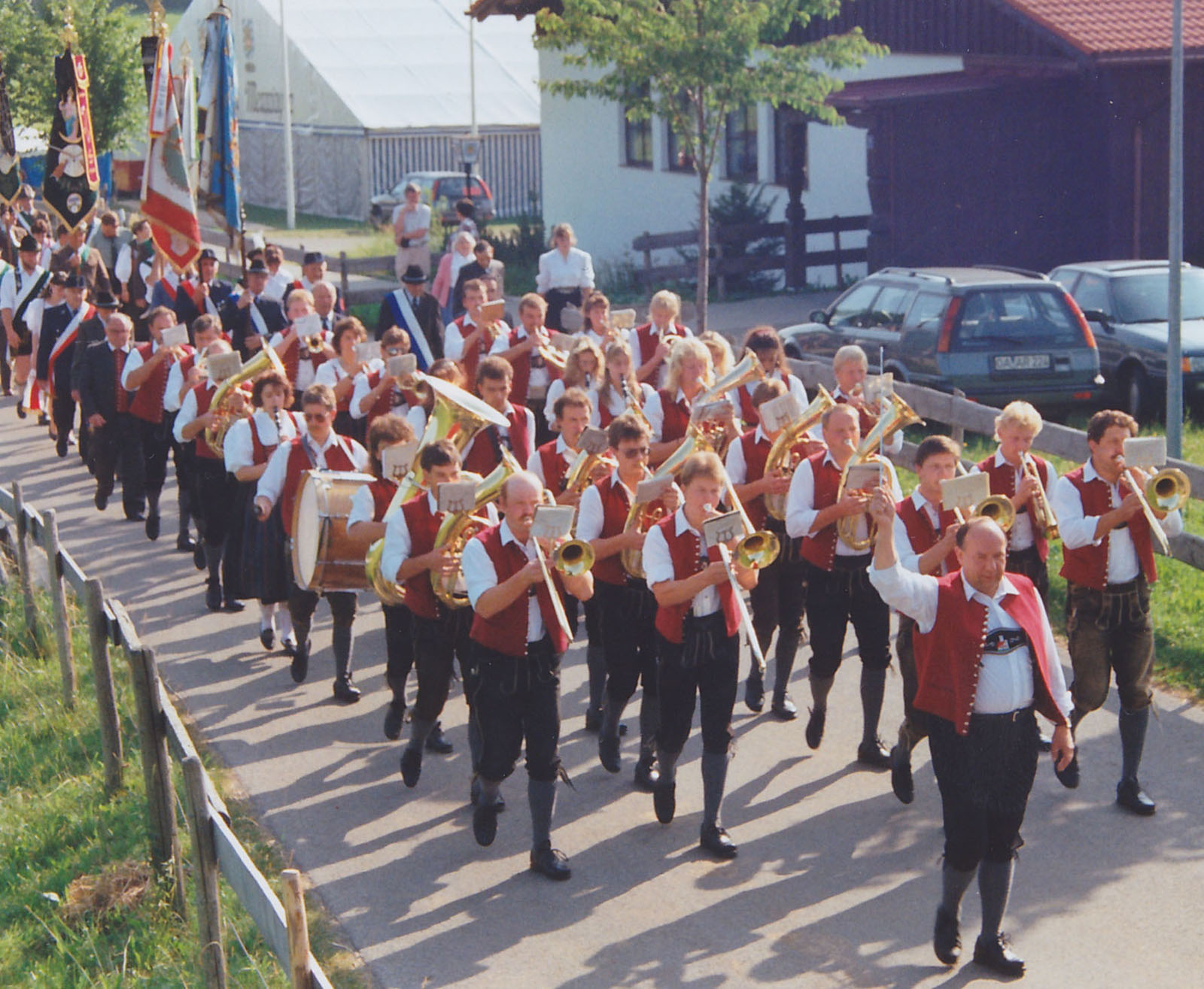 Aus der Chronik der Musikkapelle Mittelberg-Faistenoy - 1994 Musikfest zum 125-jährigen Jubiläum