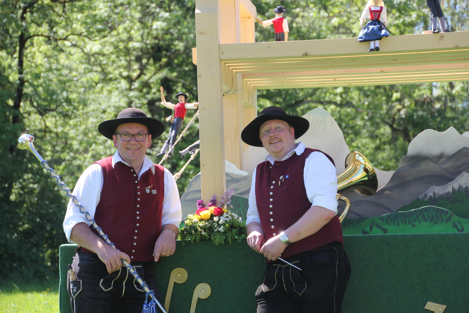 Die Dirigenten der Musikkapelle Mittelberg-Faistenoy